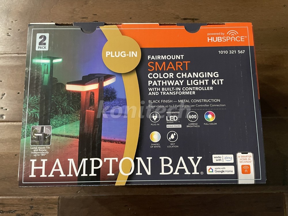 Hampton Bay Smart Color Changing Pathway Light Kit Controller Transformer