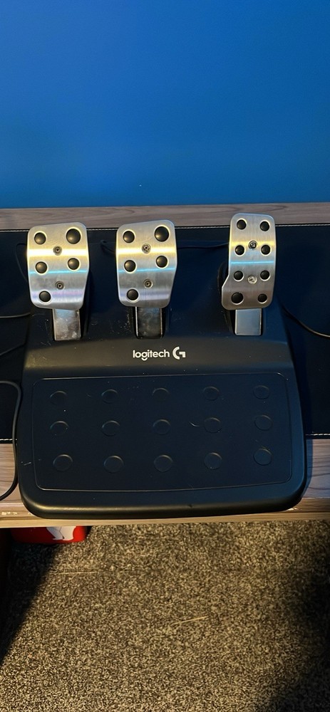 Logitech Steering Wheel, Pedals, Shifter & Power Adapter Bundle