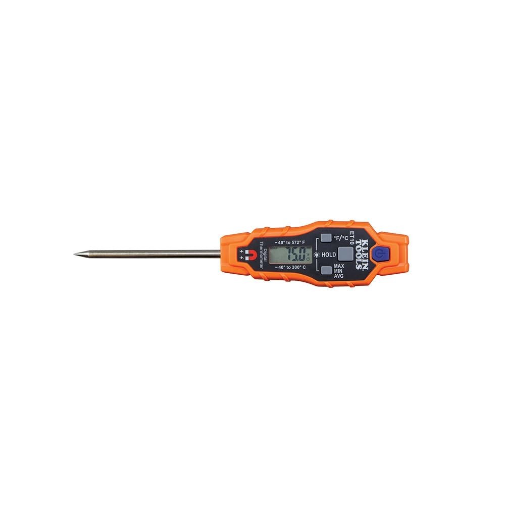 Magnetic Digital Pocket Thermometer with Backlit Display and Temperature Range