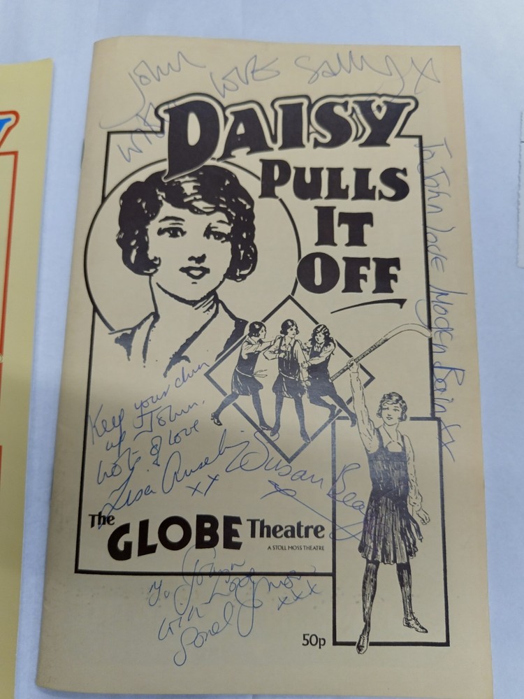 Theatre Programme Daisy Pulls It Off Signed Sally Cookson Imogen Bain + Others