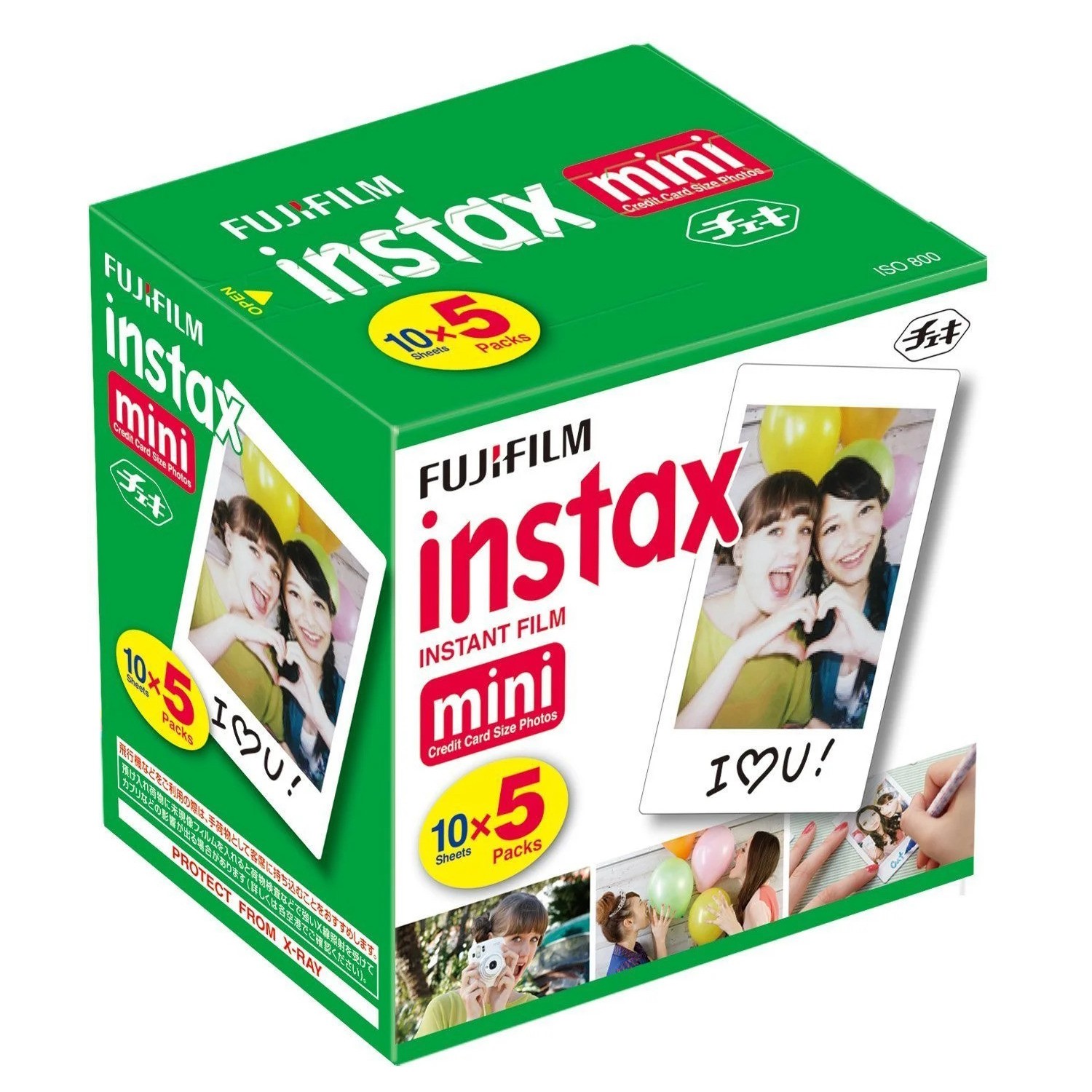 Fujifilm Instax Mini Color Instant Film - 50 Count