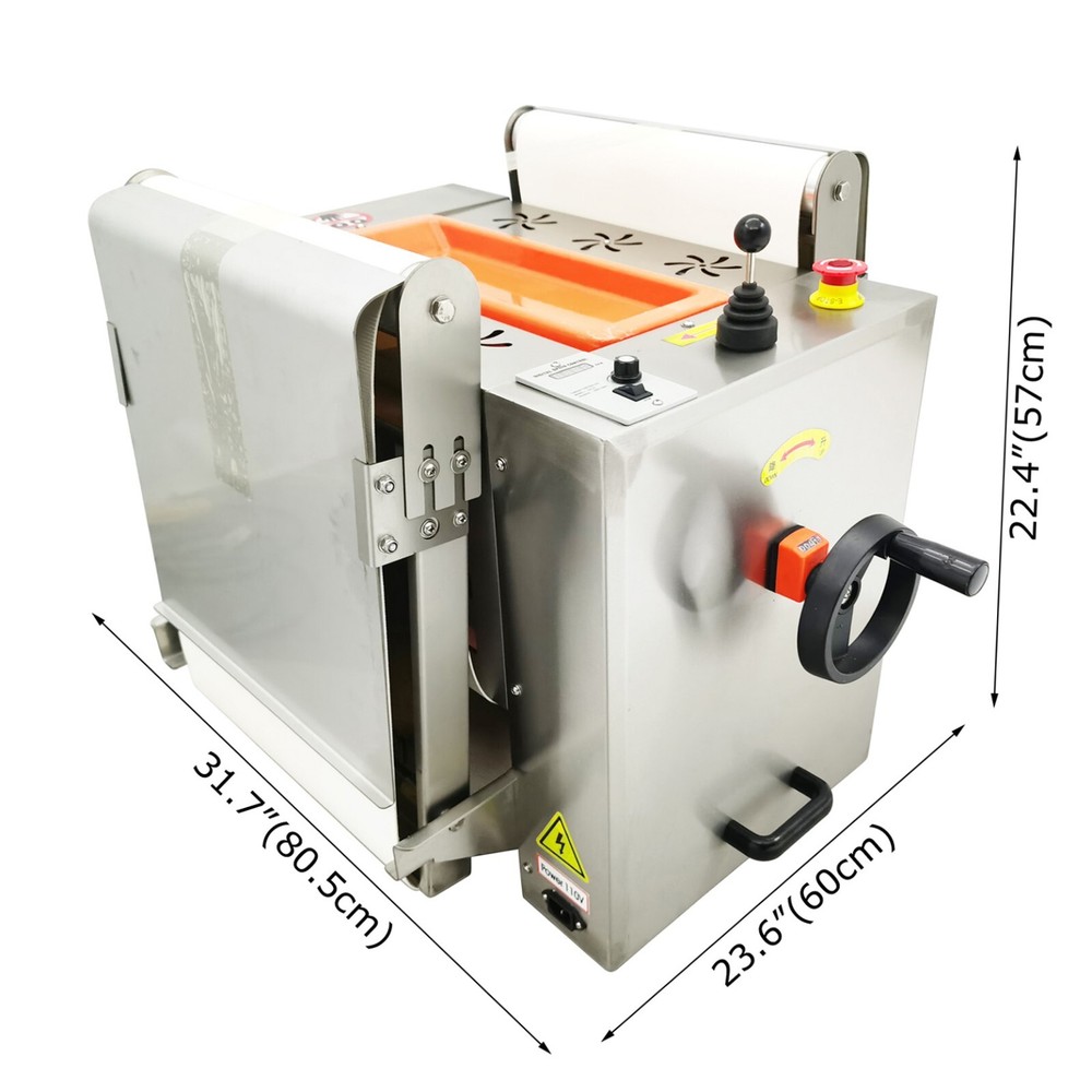 110V Pastry Machine Dough Roller Sheeter Crispy Wafer Machine Puff Pastry Maker