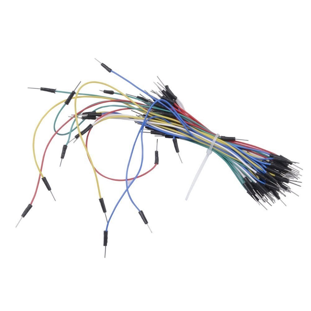 Mini Universal Solderless Breadboard 400 Tie-points +65PCS Jumper cable wire