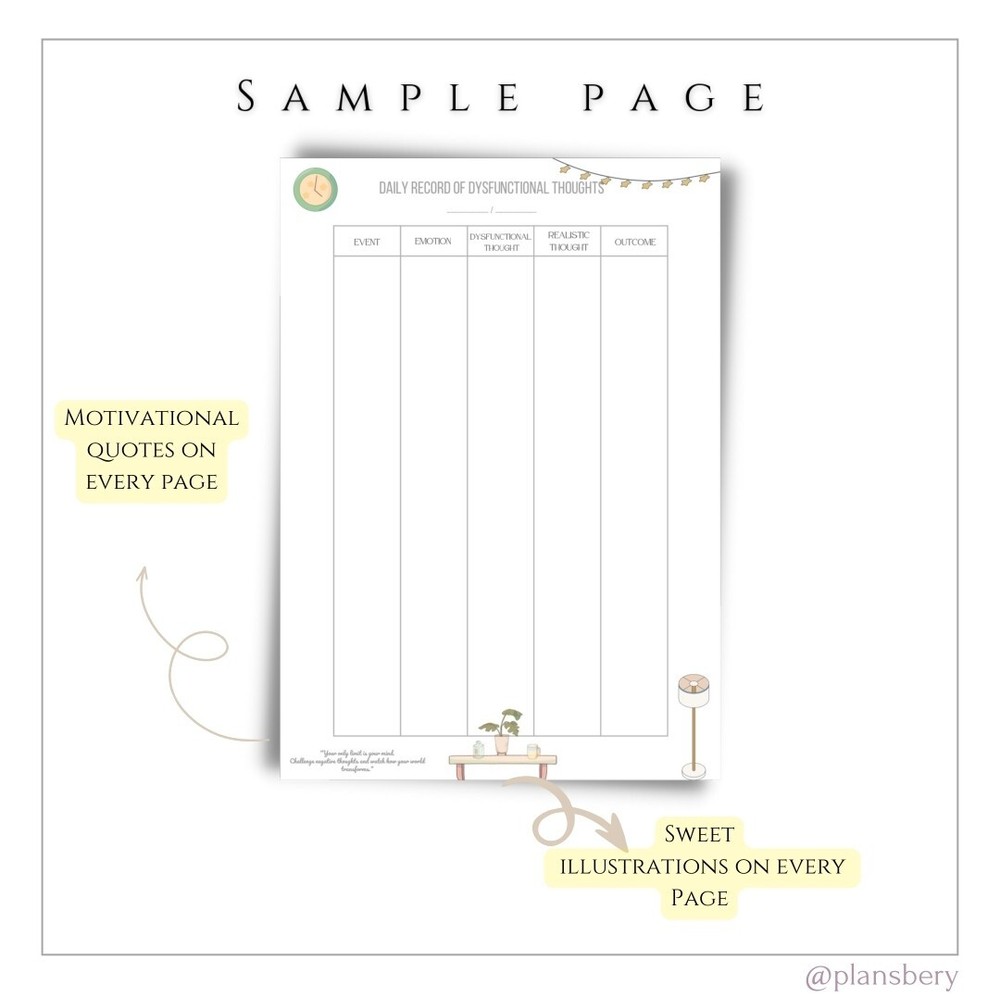Mental Health Planner Set