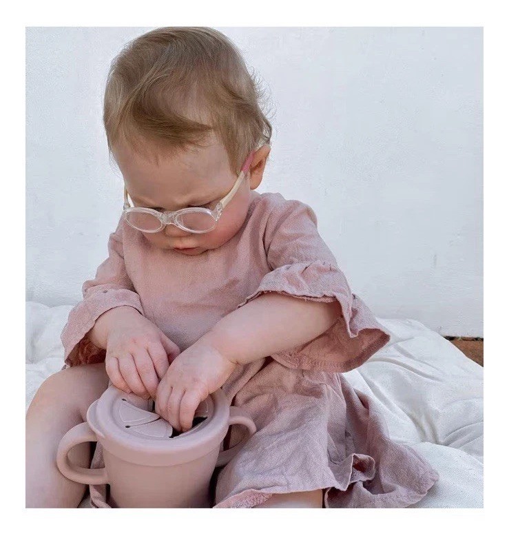 haakaa Silicone Sip-N-Snack Cup, Toddlers Sippy CupandSnack Container 2-in-1,