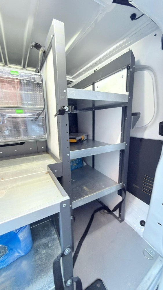 Van racking shelves
