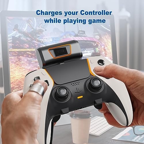 Rechargeable 2000mAh Battery Pack for PS5 DualSense/Edge Controller, Wireless Ch