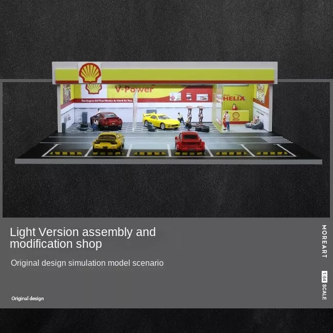 MoreArt 1:64 Shell Modification Shop Diorama