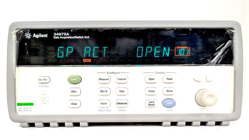 34970A+ 34903A [Calibrated Certificate]  Data Acquisition Switch Unit Agilent