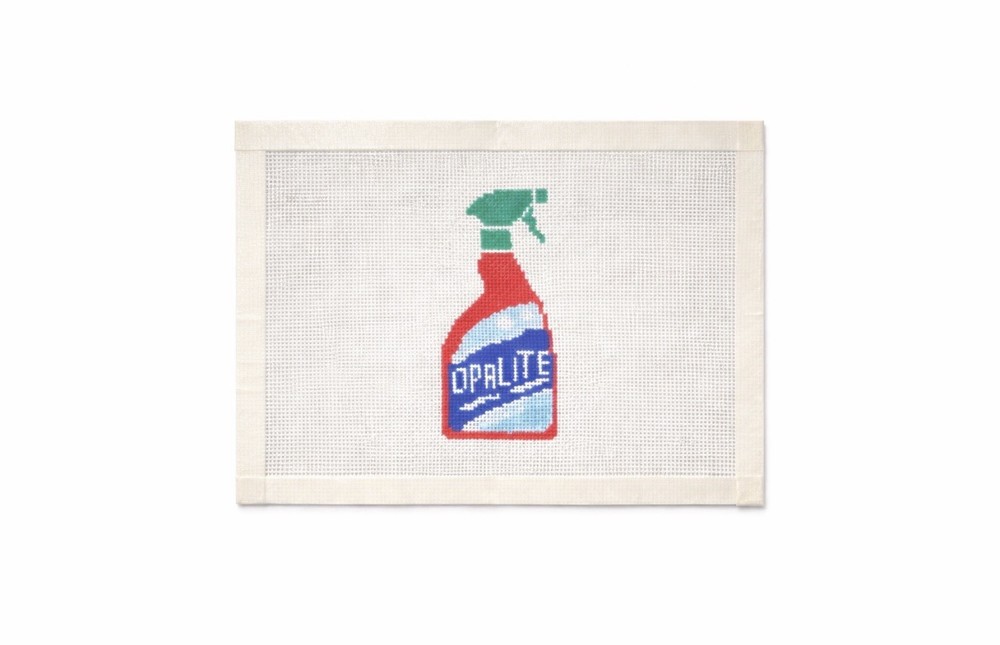 Needlepoint Canvas “OPALITE” 18 Mesh Hand Painted By Stitch on Repeat