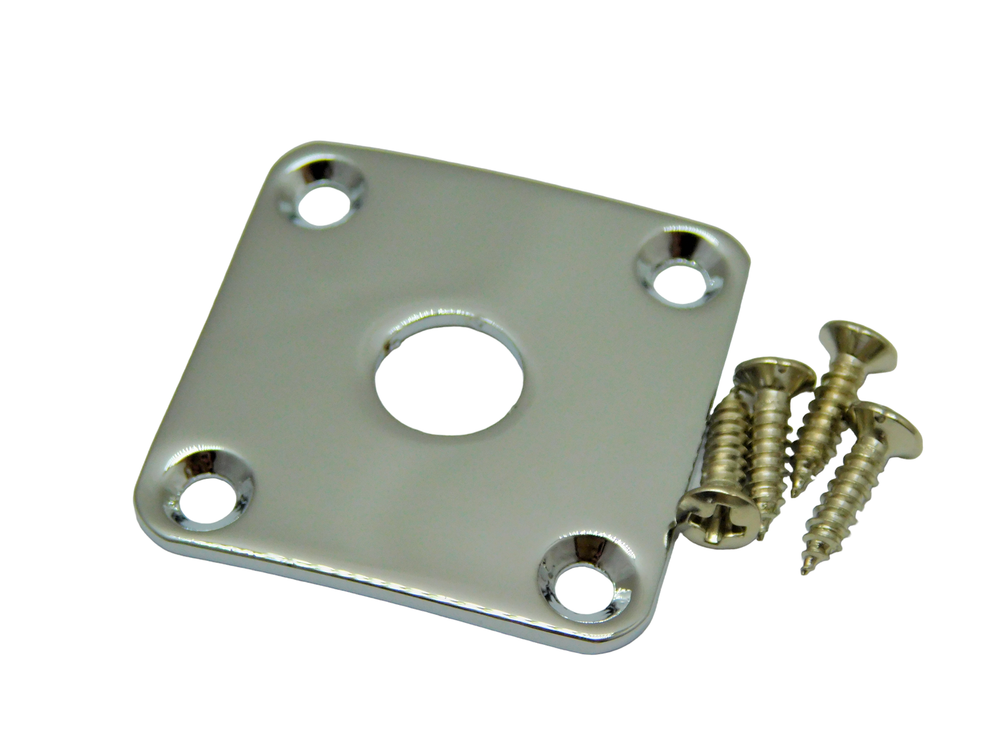 Chrome Square Curved Jack Plate for Gibson®