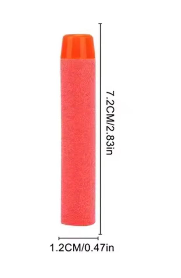100x Foam Dart Refill Pack - RED - Nerf Compatible (Many Colors Available!)