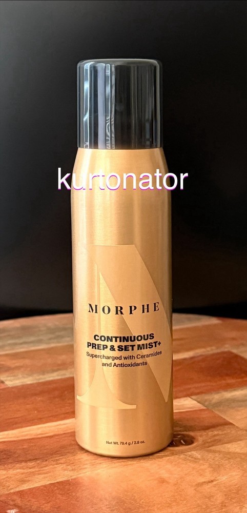 Morphe Continuous Prep & Set Mist+ with Ceramides NEW 2.8 oz