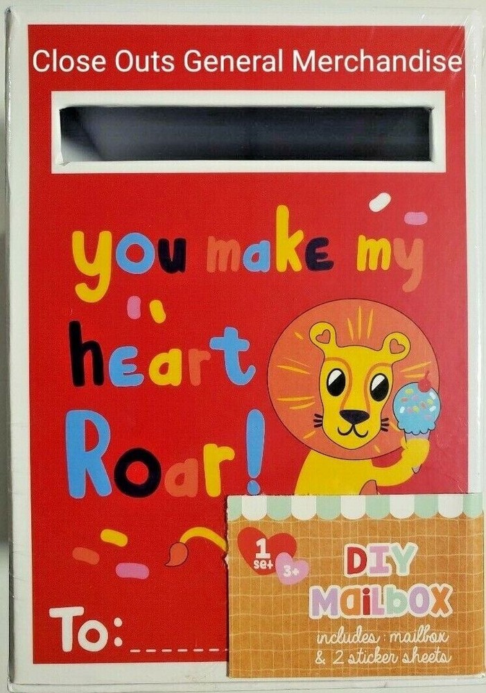 3 mailboxes (MIXED BOXES) - DIY Mailbox Kit with Sticker Sheets