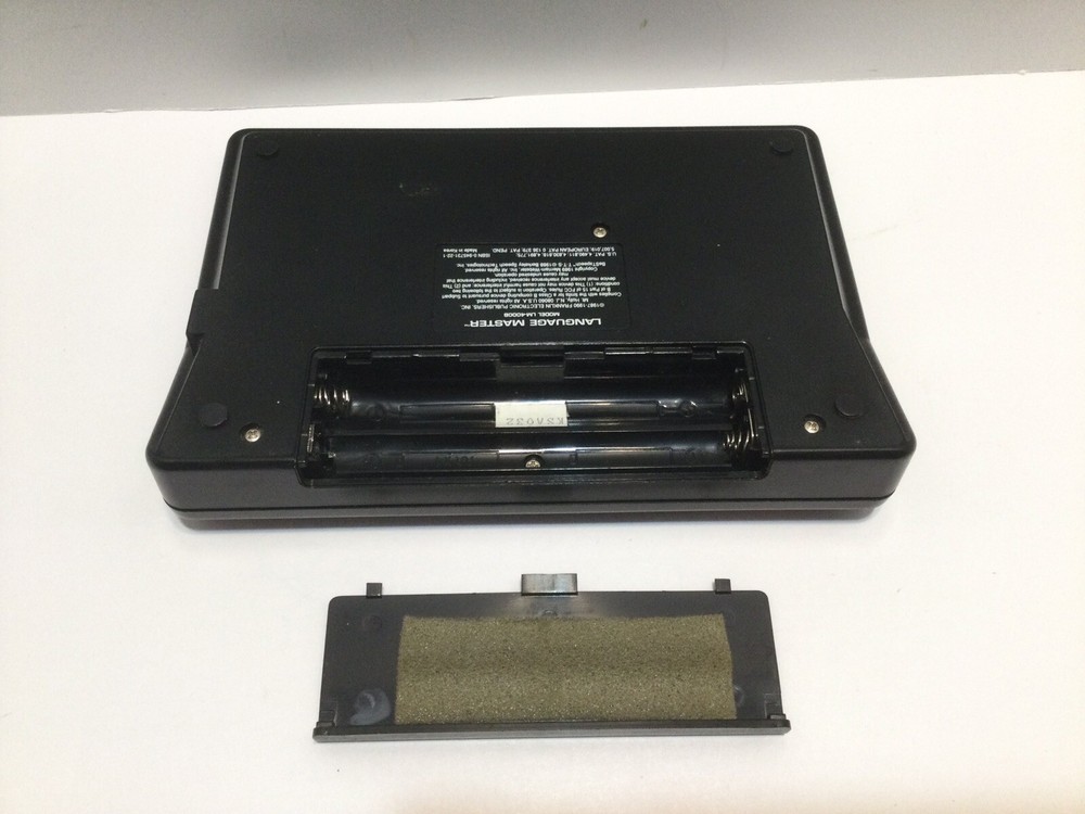Franklin Language Master LM4000 Talking Pronouncing Dictionary Thesaurus Tested