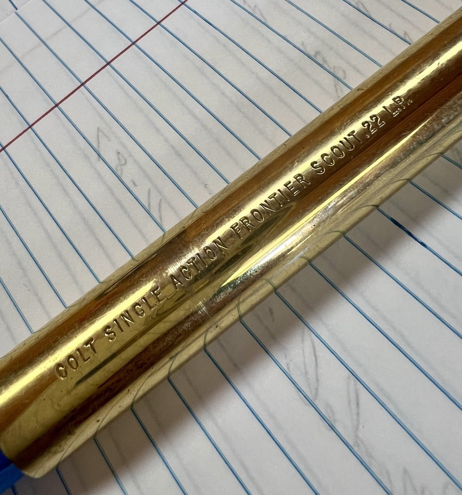 Colt .22 Single Action Barrel - Gold (#J-1579)