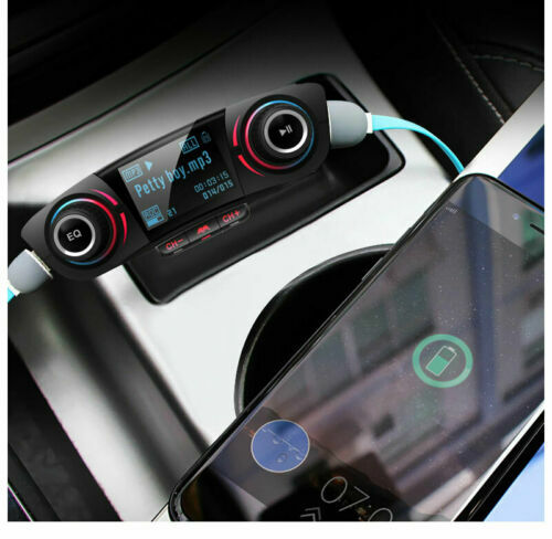 Bluetooth Car FM Transmitter MP3 Player Hands free Radio Adapter Kit USB Charger