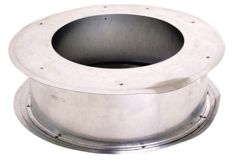 NEW AMERI-TECH 6EWT 6 INCH GALVANIZED 2 WALL GAS TYPE B  THIMBLE  SALE 6249635