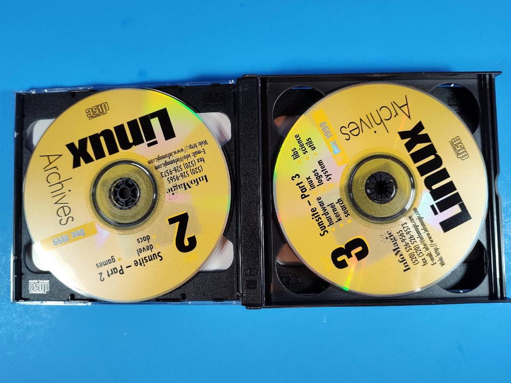 InfoMagic 6-CD Linux Archive Dec 1999 Tools & Software PC CD-ROM