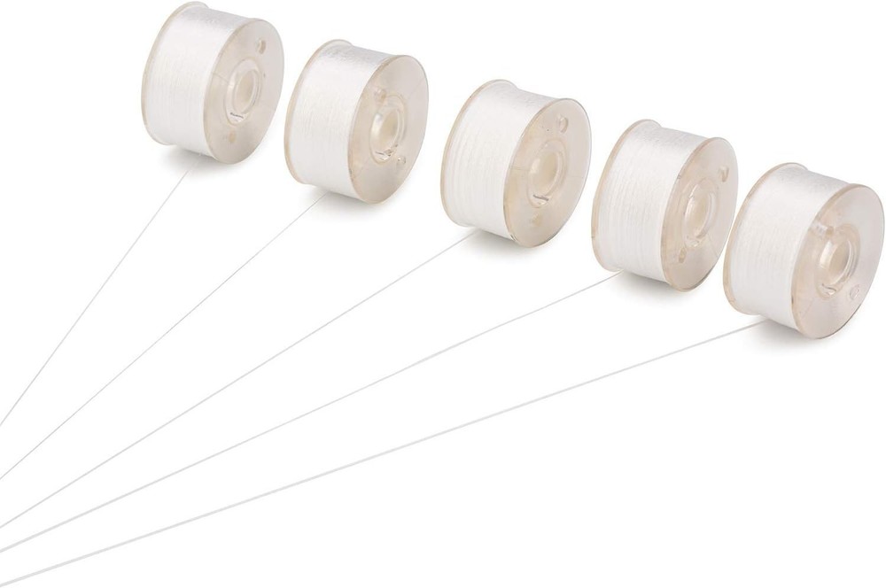 144pcs Embroidery Pre-Wound Bobbins Thread, Class 15 Type A Size SA156, Polye...