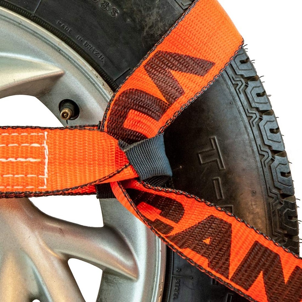 VULCAN 8-Point Roll Back Snap Hooks Both Ends, ProSeries Orange (4 Pack)