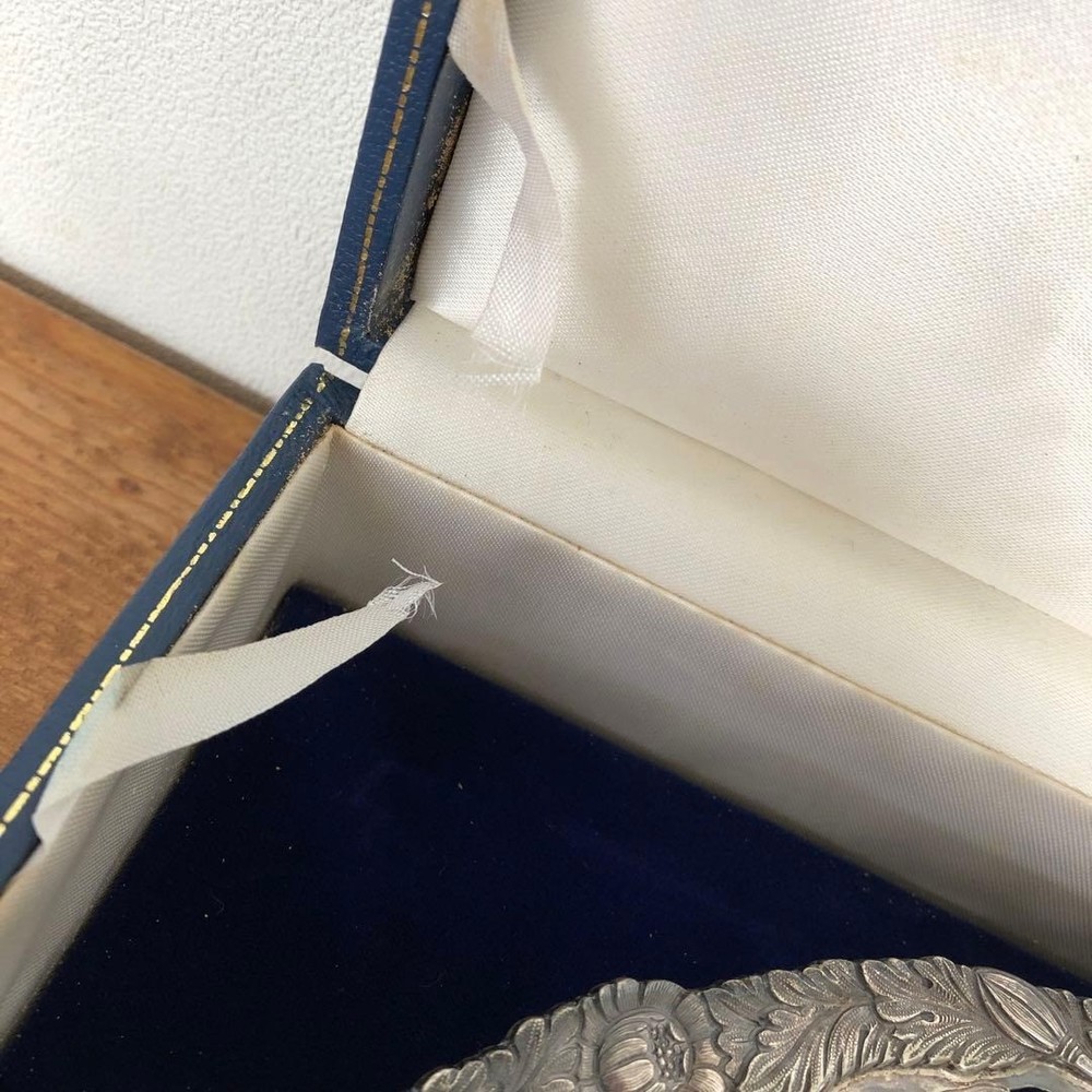 Mappin & Webb Solid Silver Pierced & Carved Comport Dish