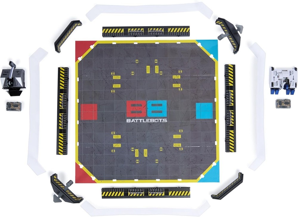 HEX BOTS BattleBots Arena Bite Force & Blacksmith, Remote Control Robot Toys, RC