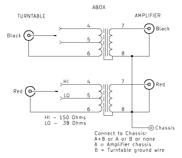 Moving Coil Transformer SUT Box For Altec/Peerless 4722 Transformers