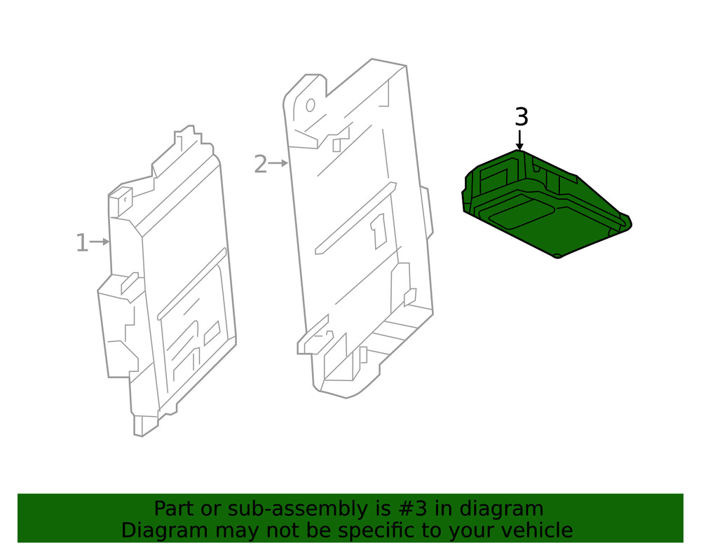 Genuine GM Front View Driver Information Camera 84735467