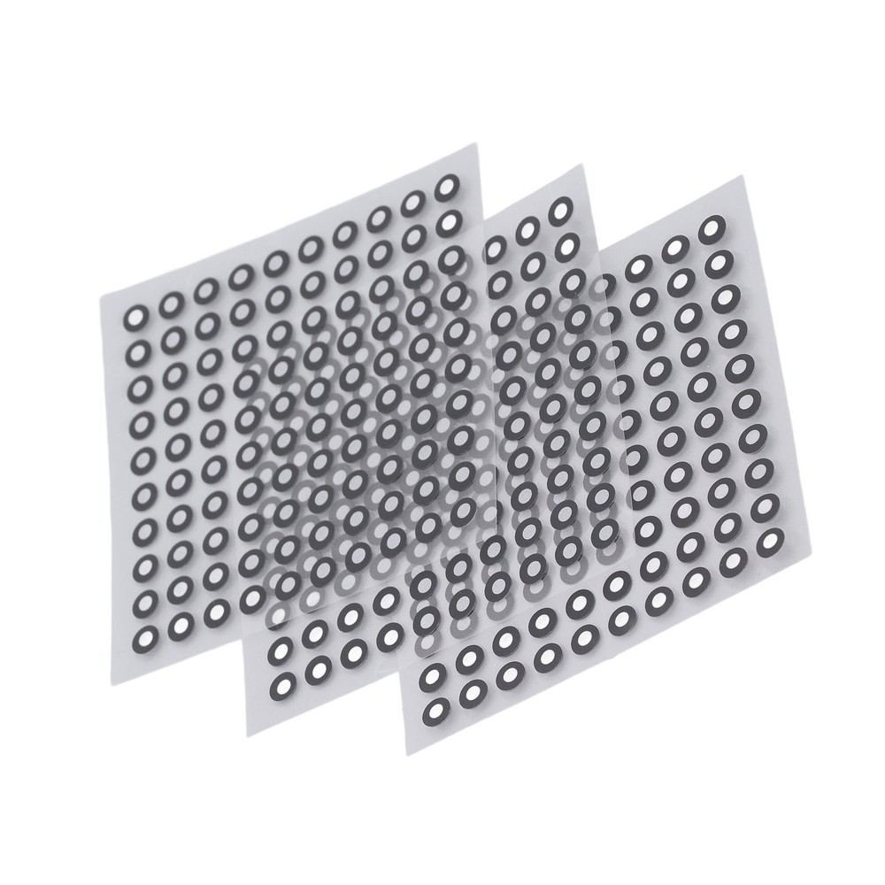 3 Sheets 3D Scanning Reflective Reference Marking Point 3mm ID 6mm OD Accessory