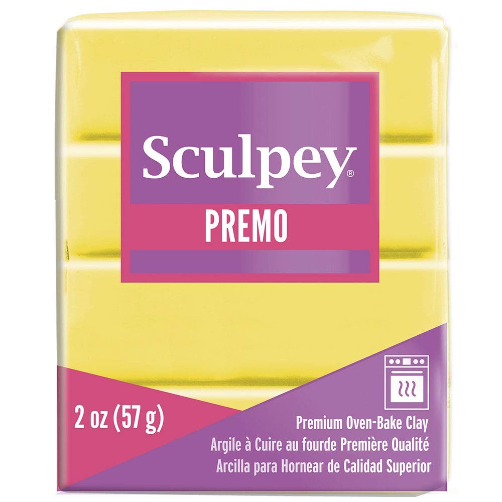 Sculpey Premo Polymer Clay, Sunshine, 2 oz. bar Kitchen