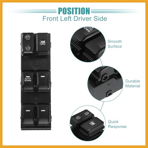 Front Left Driver Side Power Window Switch Window Control Switch Fit for Kia