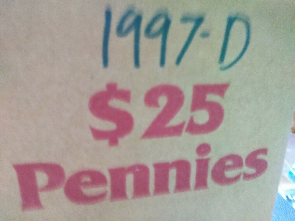1997-D LINCOLN CENTS-1 ORIGINAL ROLL