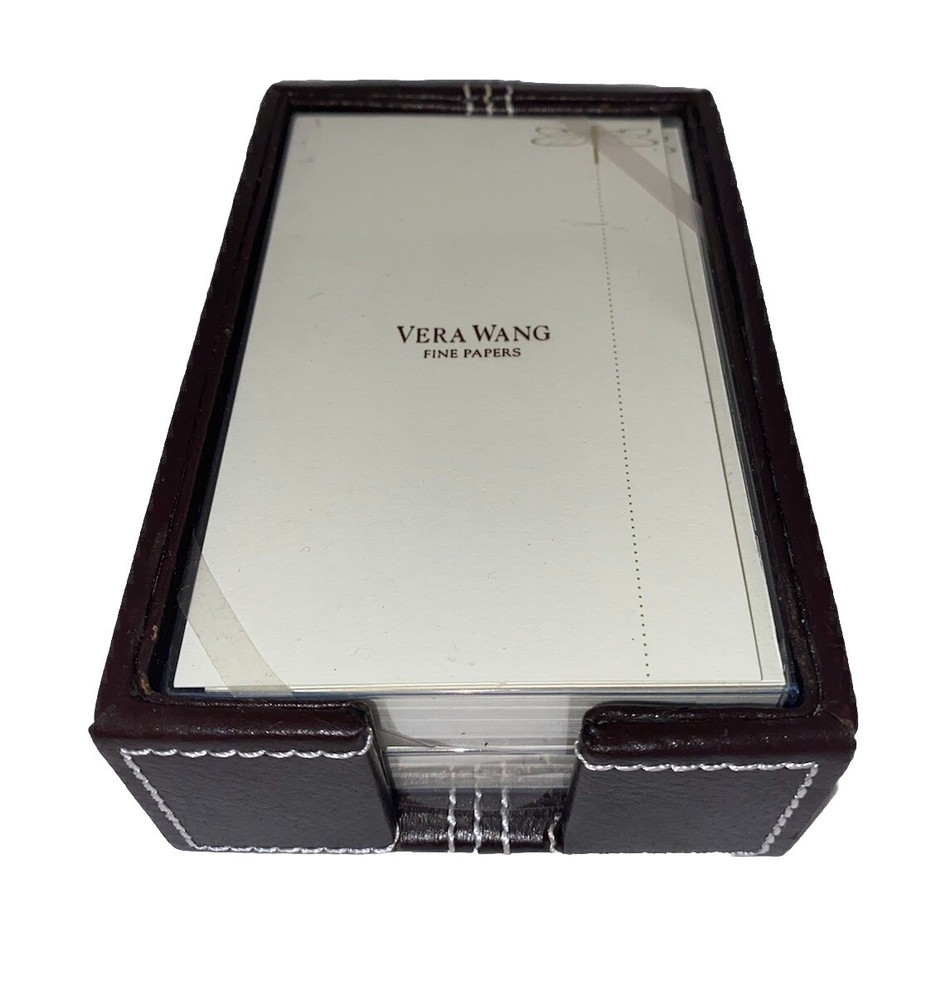 New Vera Wang Jotter Card Tray Gift Set