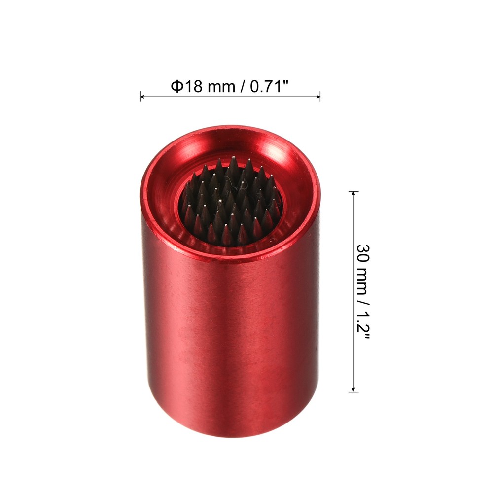 Snooker Billiards Billiard Stick Shaper Tip, Multifunction 2 in 1, Red