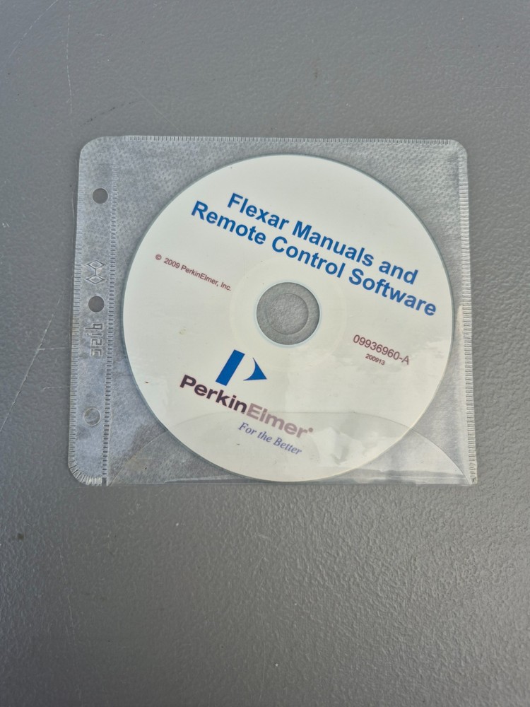 PerkinElmer 09936960-A Flexar Manuals and Remote Control Software