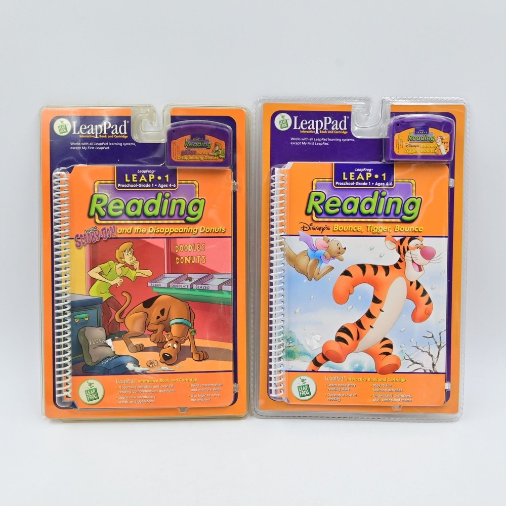 LeapPad Interactive Scooby Doo Disappearing Donuts & Bounce Tigger Bounce