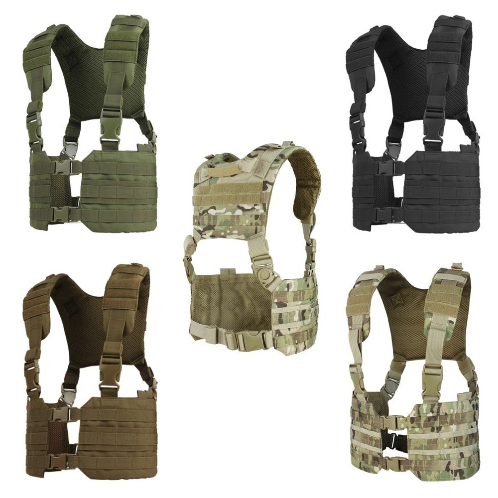 Condor MCR7 Ronin Chest Rig Adjustable Quick Release Harness Modular Vest
