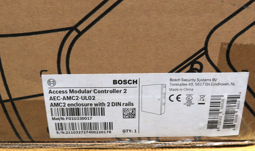 Bosch AEC-AMC2-UL02 Enclosure With 2 DIN Rails [CTC]