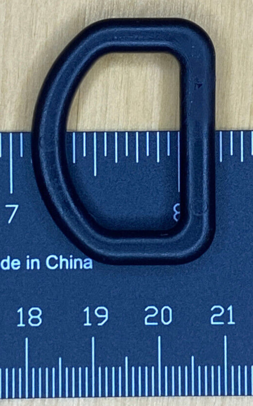 D-Ring 1"/25mm Plastic for Straps/Tactical Gear