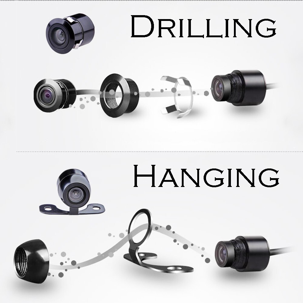 New Rear & Front View Car Backup Camera Night Vision Universal for Boss