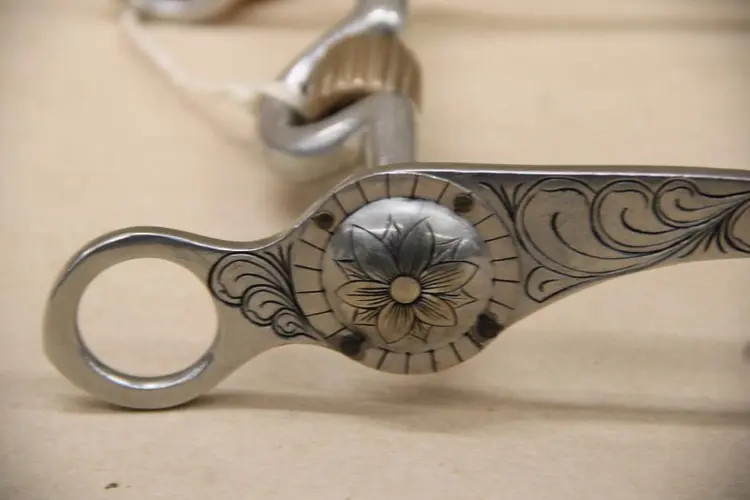 A. Buermann Bit, Engraved by Bill Heisman VGUC