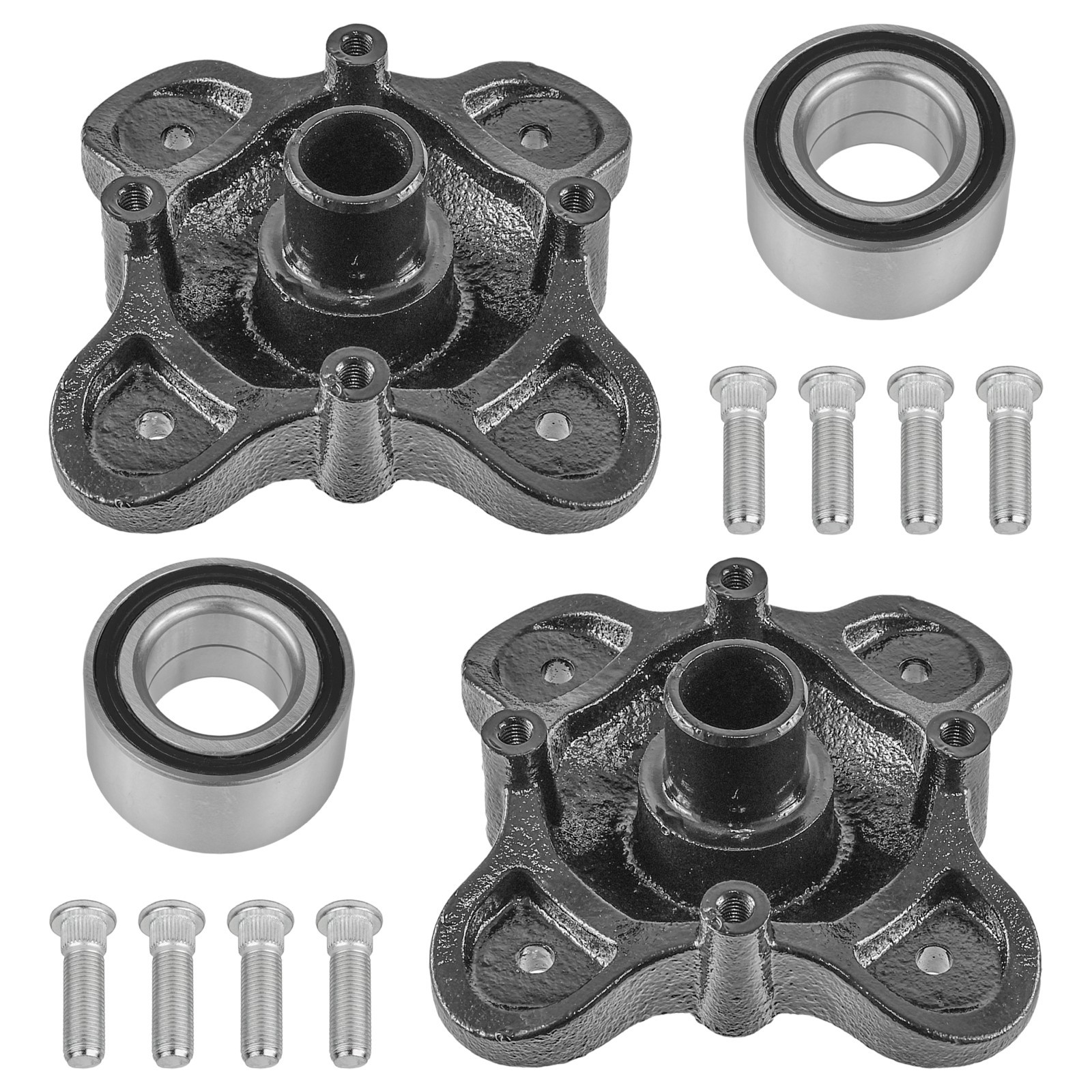 Rear Left & Right Wheel Hub & Bearing For Polaris RZR 570 2014-2016 5143625