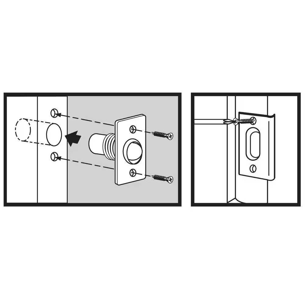 Solid Brass Adjustable Ball Catch Latch