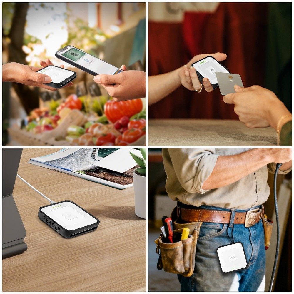 Magnetic Case for Square Reader 2nd Gen MagSafe Compatible Card Reader Cover