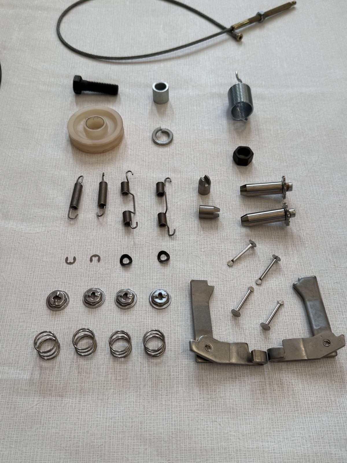 67-82 Corvette Emergency Parking Brakes Kit Complete kit cables shoes Deluxe