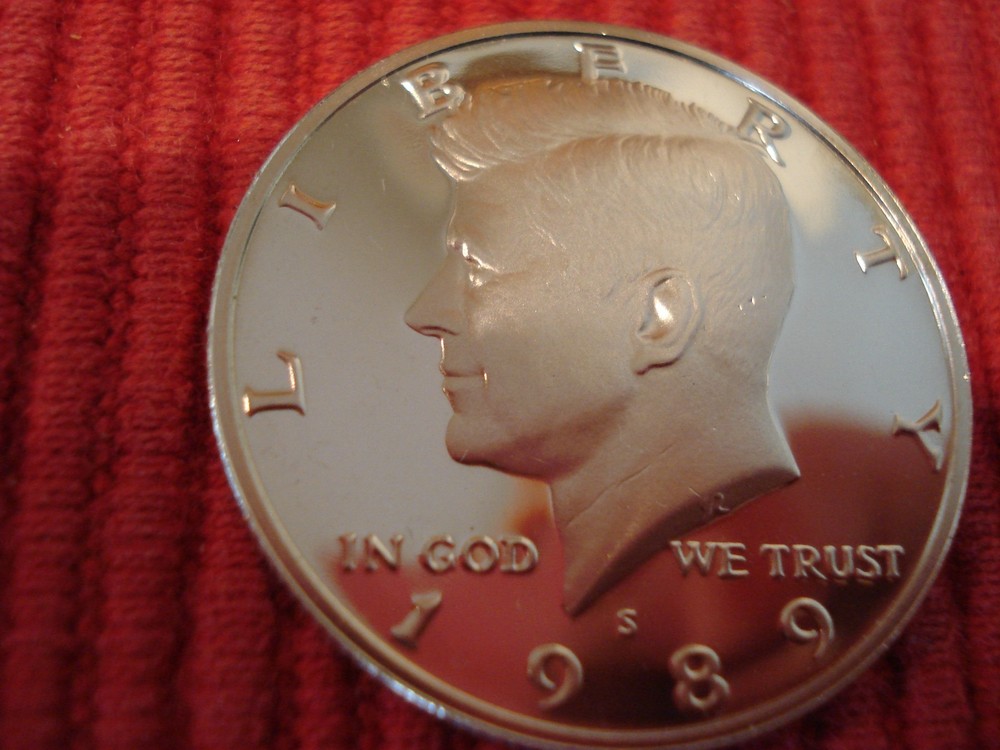 1989 S Kennedy Choice Gem Proof Half Dollar