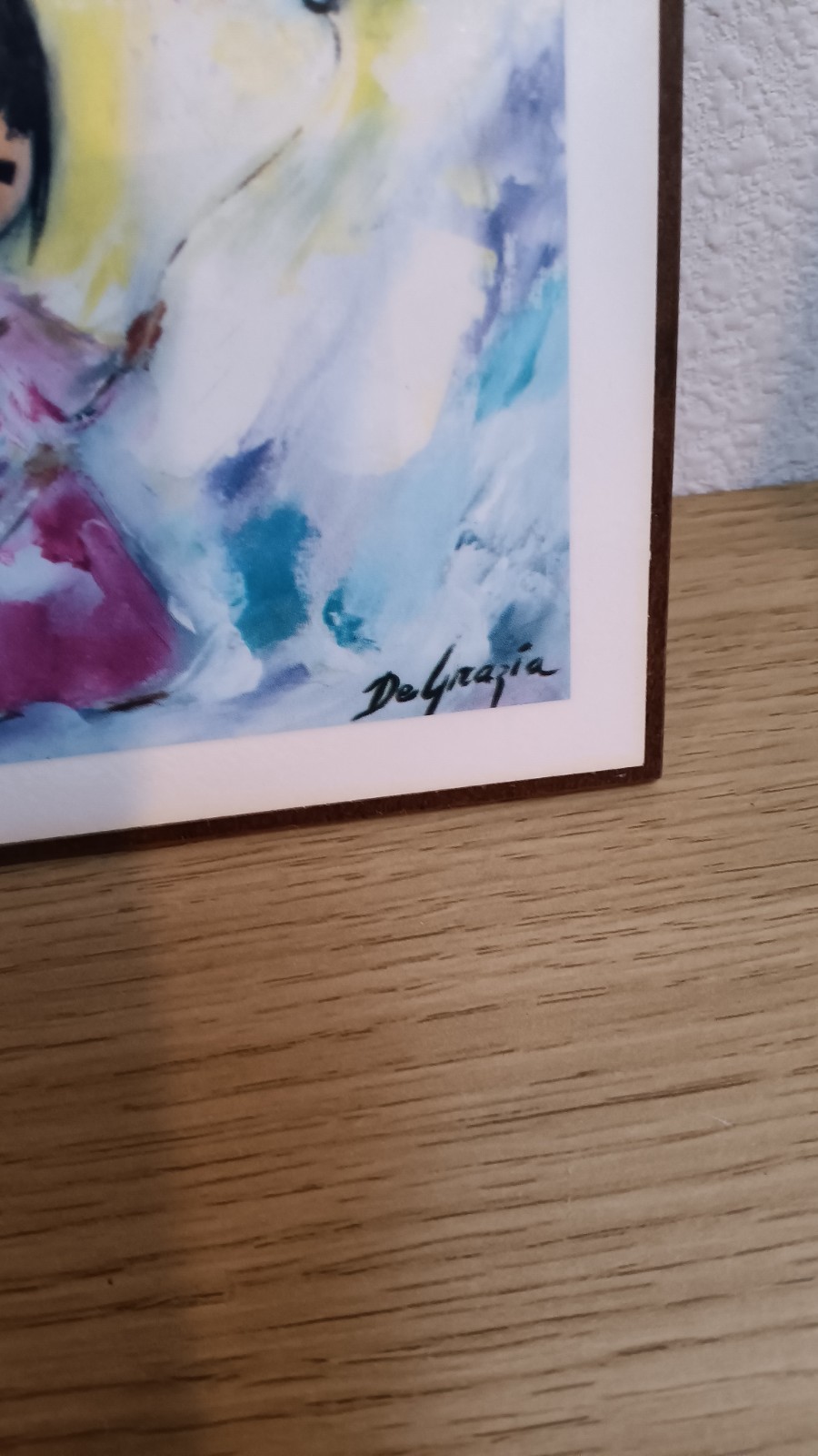 Vintage De Grazia BELL OF HOPE Wall Decor