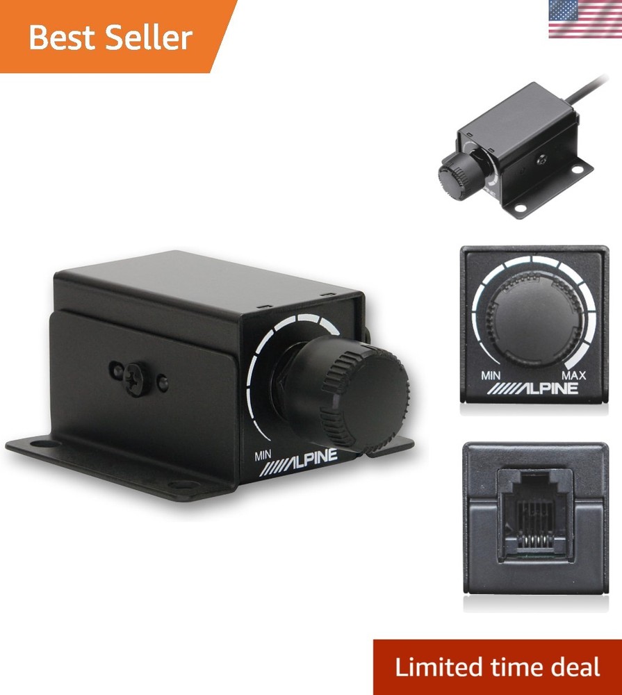 Compact RUX-KNOB.2 Remote Bass Controller: Easy Amplifier Adjustments