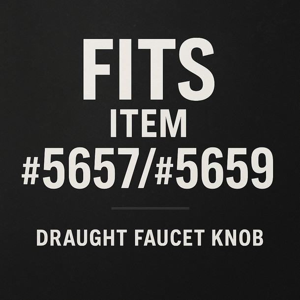 LD Carlson Draught Faucet Knob